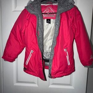 Kids Fuchsia Winter Jacket